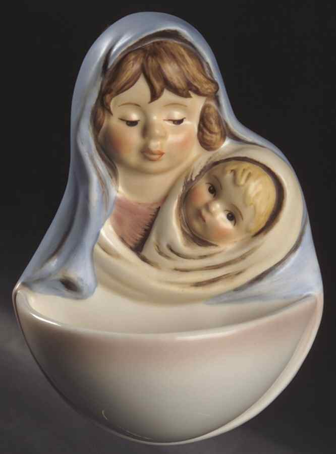 Christmas Figurines & Giftware Madonna & Child-Holy Water Font - No Box by Goebel-1