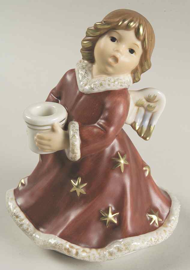 Christmas Figurines & Giftware Angel Candleholder-Bordeaux - Boxed by Goebel-1
