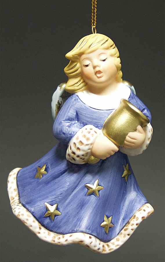 Angel Christmas Bell Angel With Bell - No Box by Goebel-1