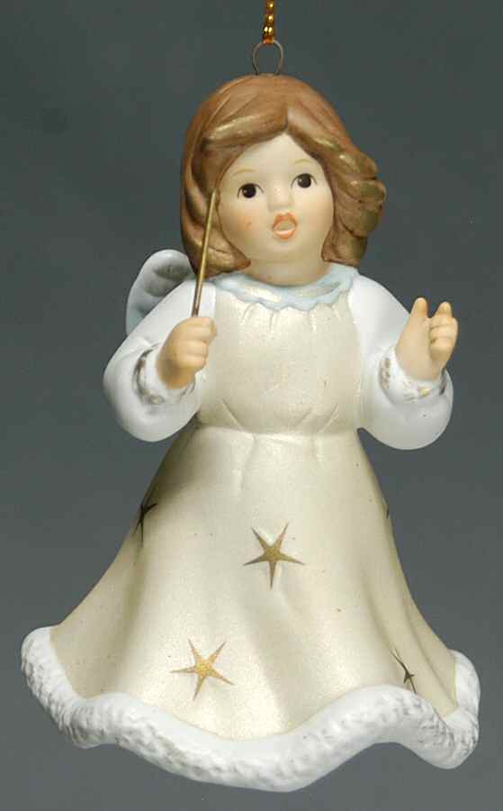 Angel Christmas Bell Angel Conductor - Boxed by Goebel-1