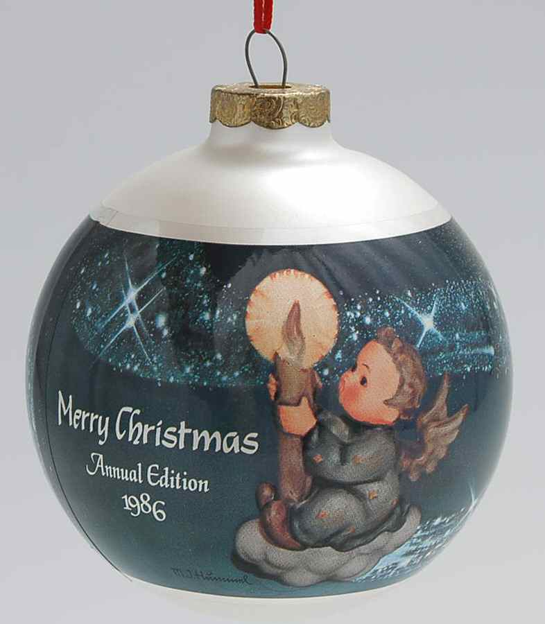 Goebel Christmas Ornament 1986 Christmas Ball - No Box by Goebel-1