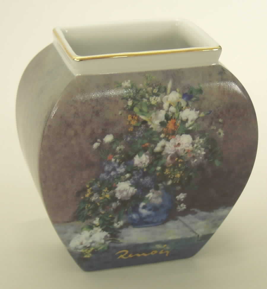 Artis Orbis-Renoir Flowers Of Spring-Vase - Boxed by Goebel-1