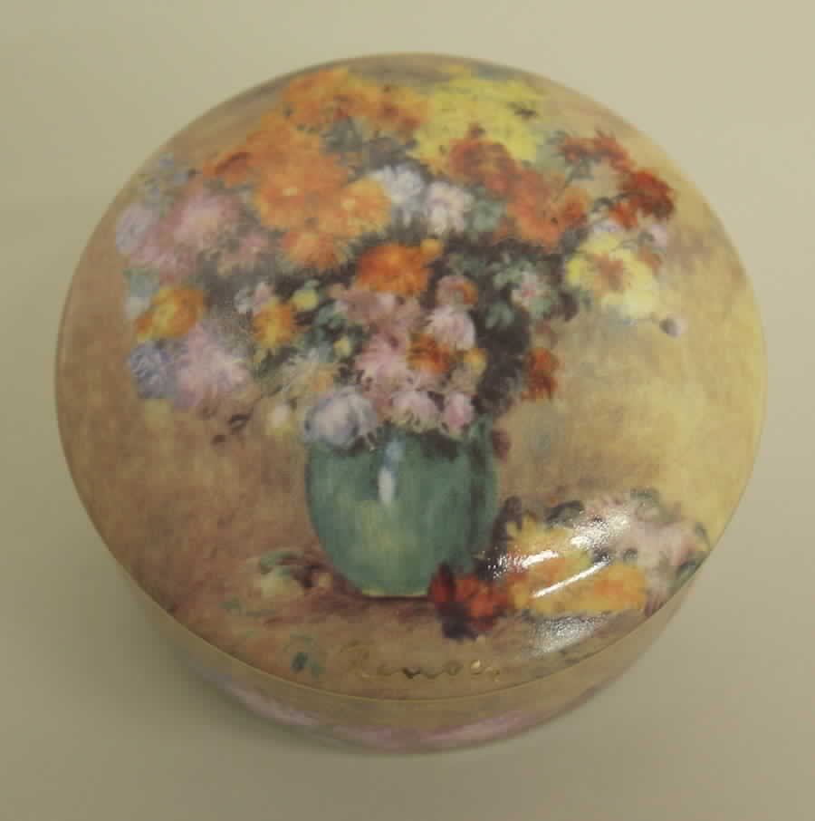 Artis Orbis-Renoir Chrysanthemums-Medium Box - No Box by Goebel-1