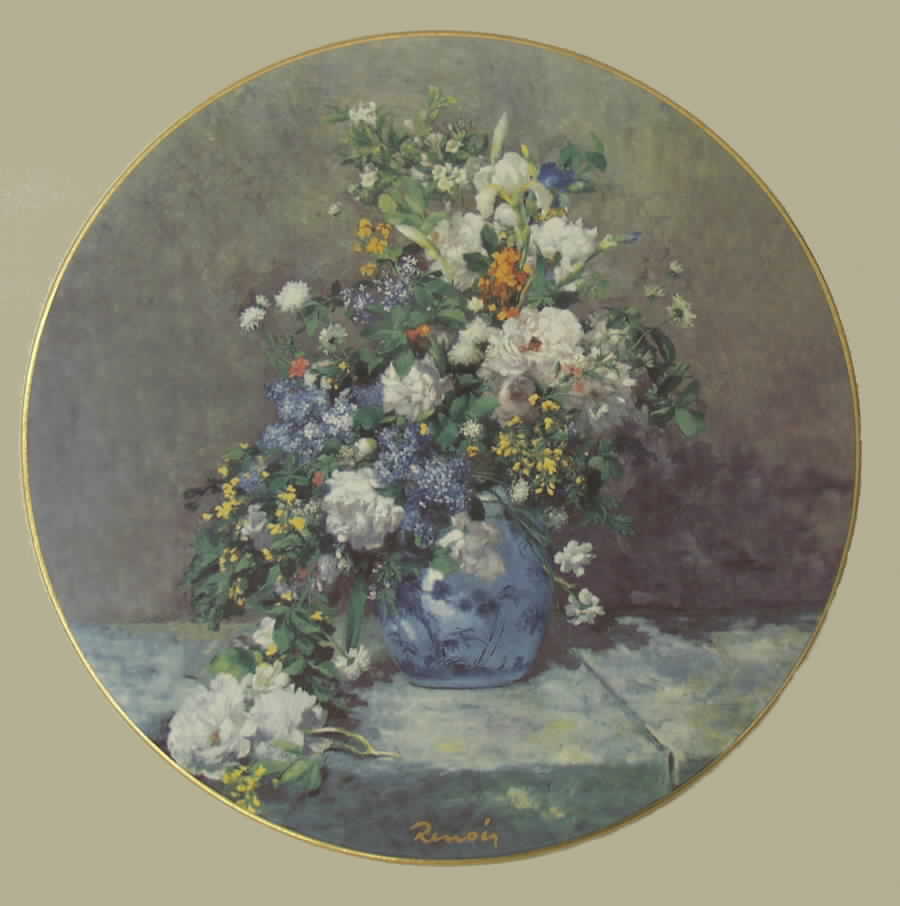Artis Orbis-Renoir Flowers Of Spring-Plate - Boxed by Goebel-1