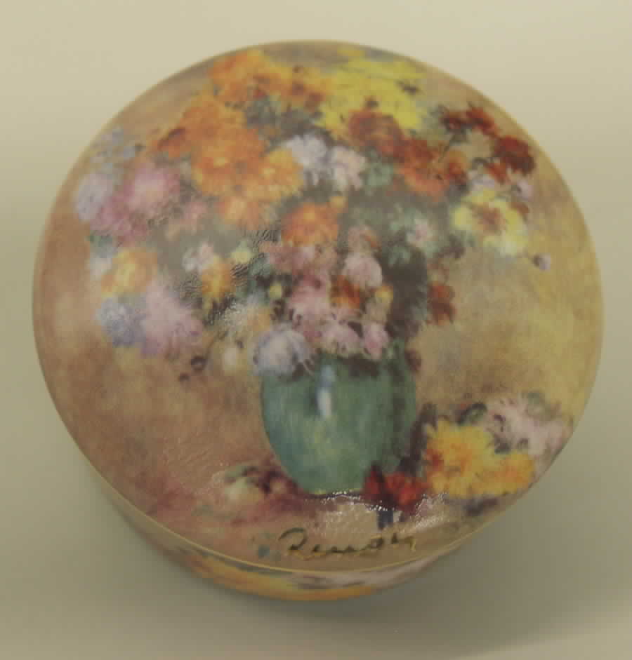 Artis Orbis-Renoir Chrysanthemums-Small Box - No Box by Goebel-1