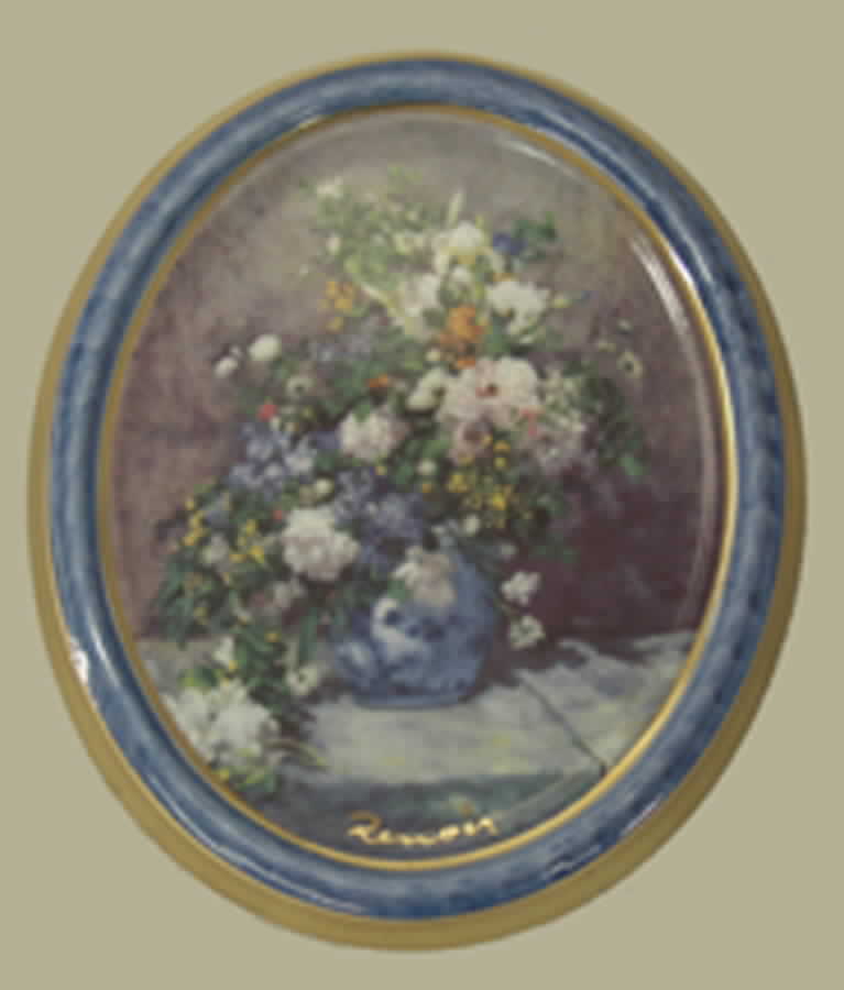 Artis Orbis-Renoir Flowers Of Spring-Oval Picture - Boxed by Goebel-1