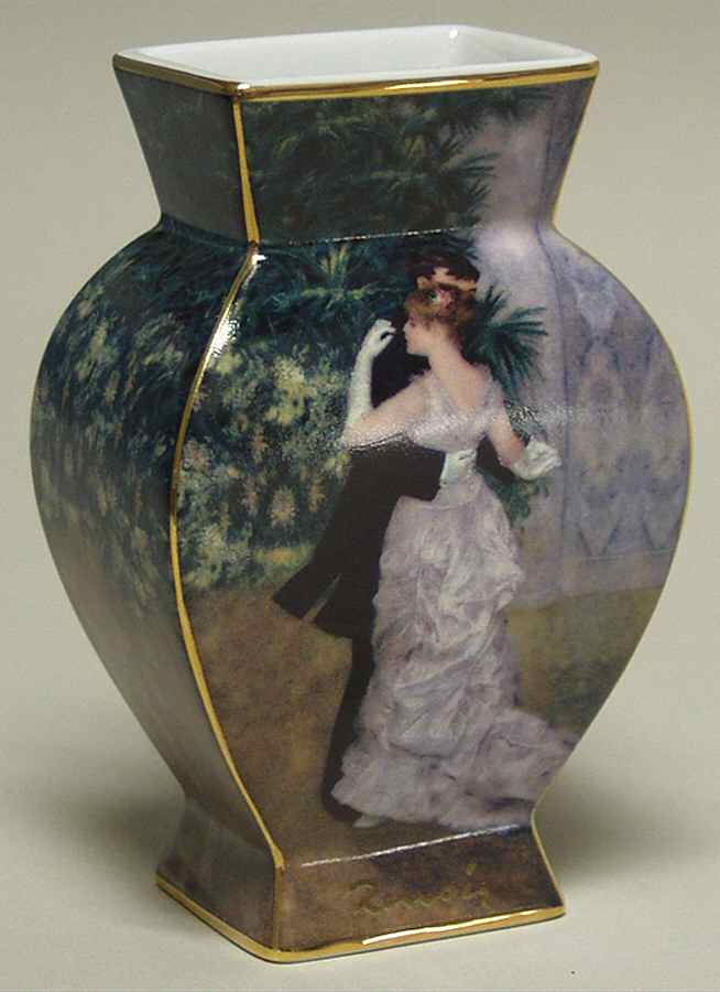 Artis Orbis-Renoir Dance In The City-Mini Vase - Boxed by Goebel-1