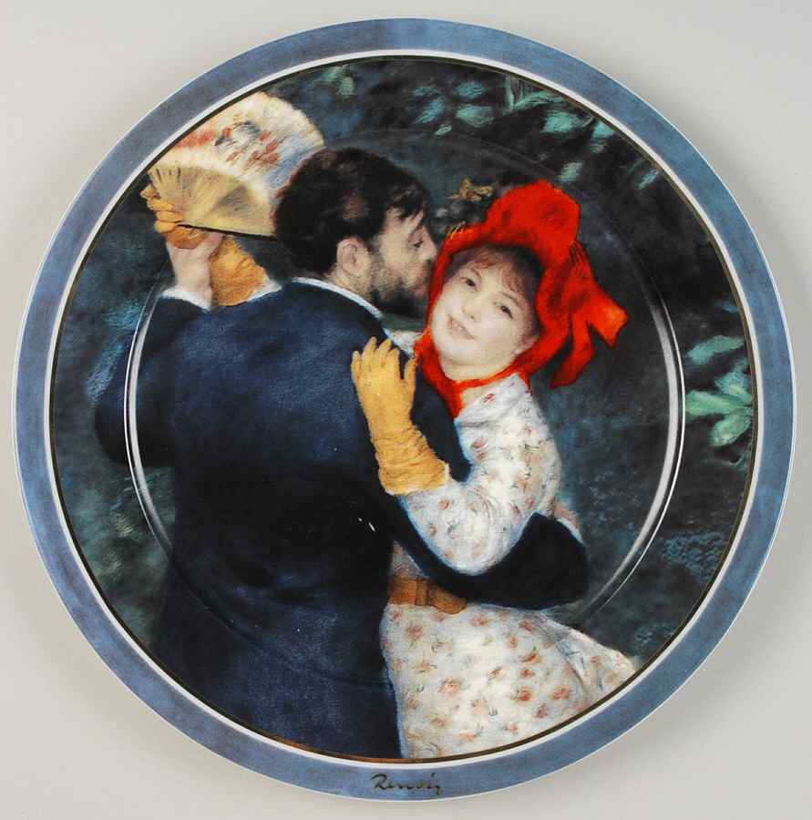 Artis Orbis-Renoir Dance In The Countryside-Plate - No Box by Goebel-1
