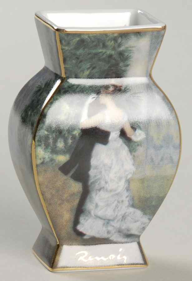 Artis Orbis-Renoir Dance In The City Mini Vase - Boxed by Goebel-1