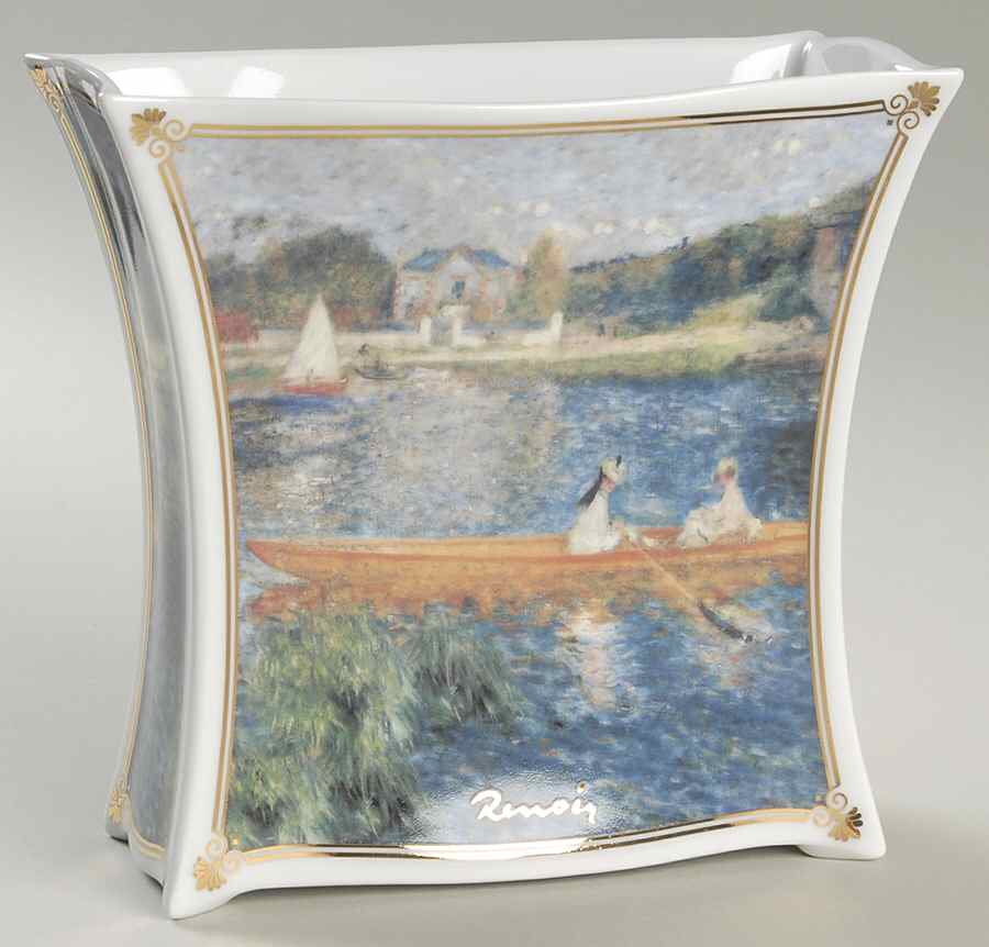Artis Orbis-Renoir Seine At Asnieres Vase - No Box by Goebel-1
