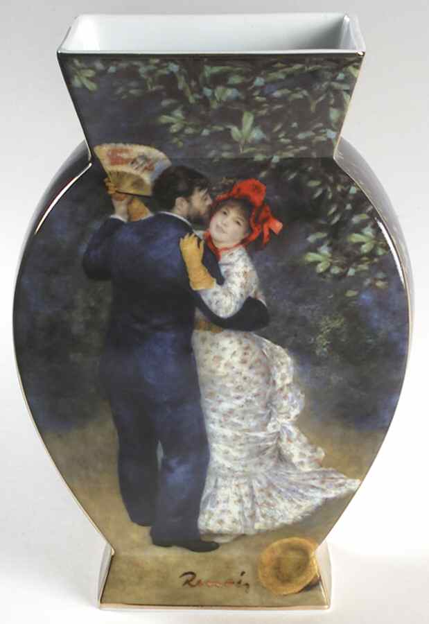 Artis Orbis-Renoir Dance In The Countryside-Vase - No Box by Goebel-1