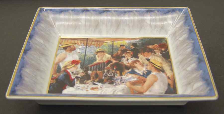 Artis Orbis-Renoir Breakfast W/ Boatmen-Bowl - Boxed by Goebel-1