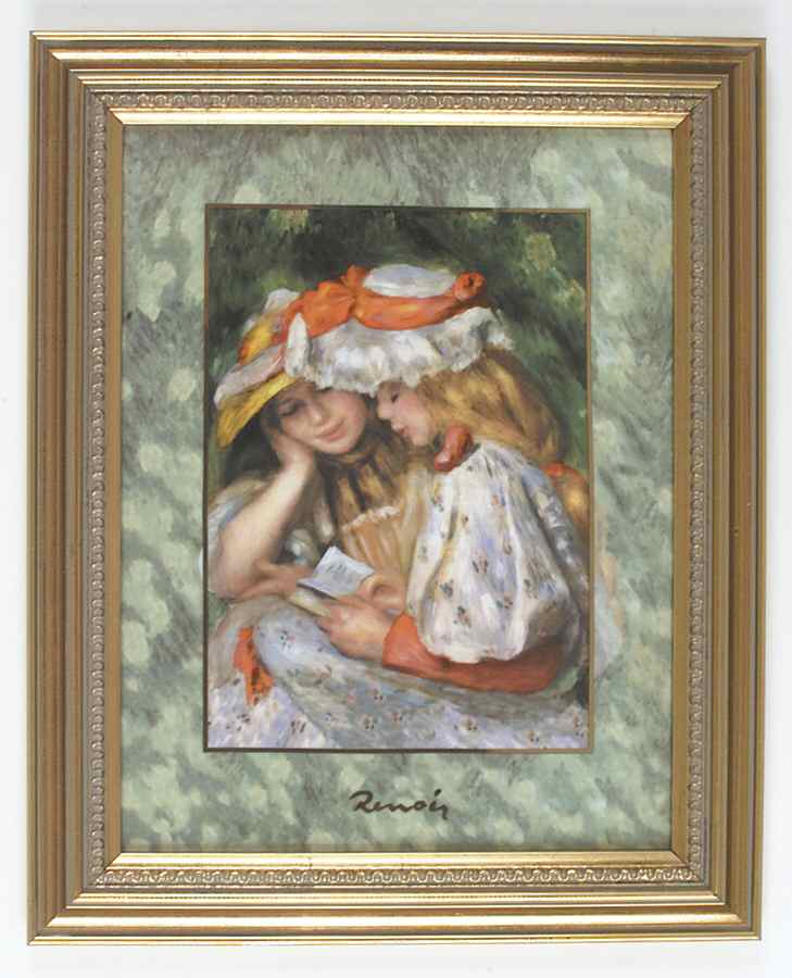 Artis Orbis-Renoir Two Girls Reading-Picture Large - No Box by Goebel-1