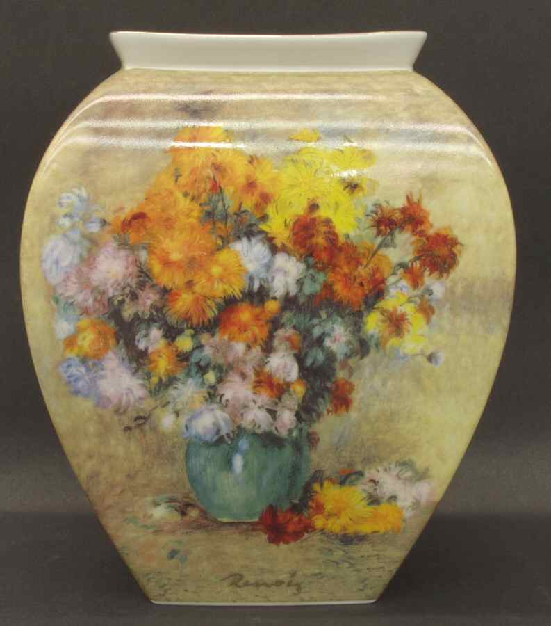 Artis Orbis-Renoir Chrysanthemums-Vase - Boxed by Goebel-1