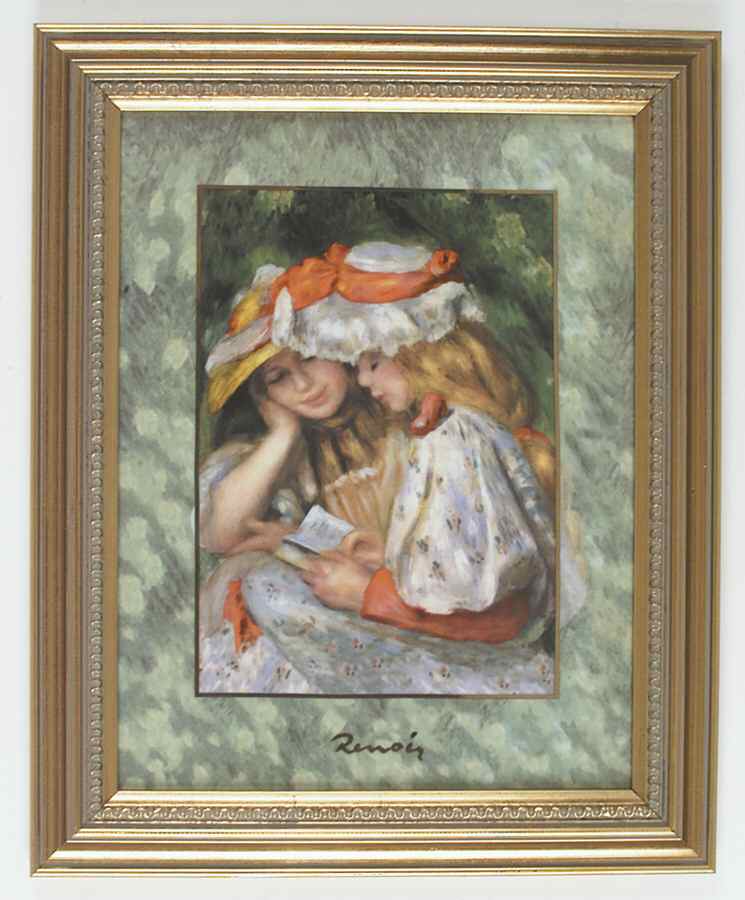 Artis Orbis-Renoir Two Girls Reading-Picture Small - No Box by Goebel-1