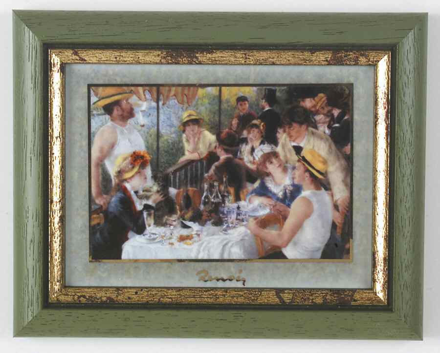 Artis Orbis-Renoir Breakfast W/ Boatmen-Small Picture - Boxed by Goebel-1