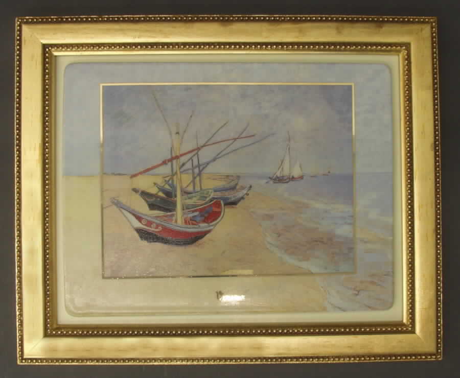 Artis Orbis-Van Gogh Fishing Boats On The Beach-Picture - Boxed by Goebel-1