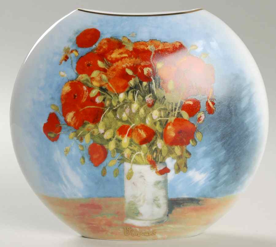 Artis Orbis-Van Gogh Poppies Vase - Boxed by Goebel-1