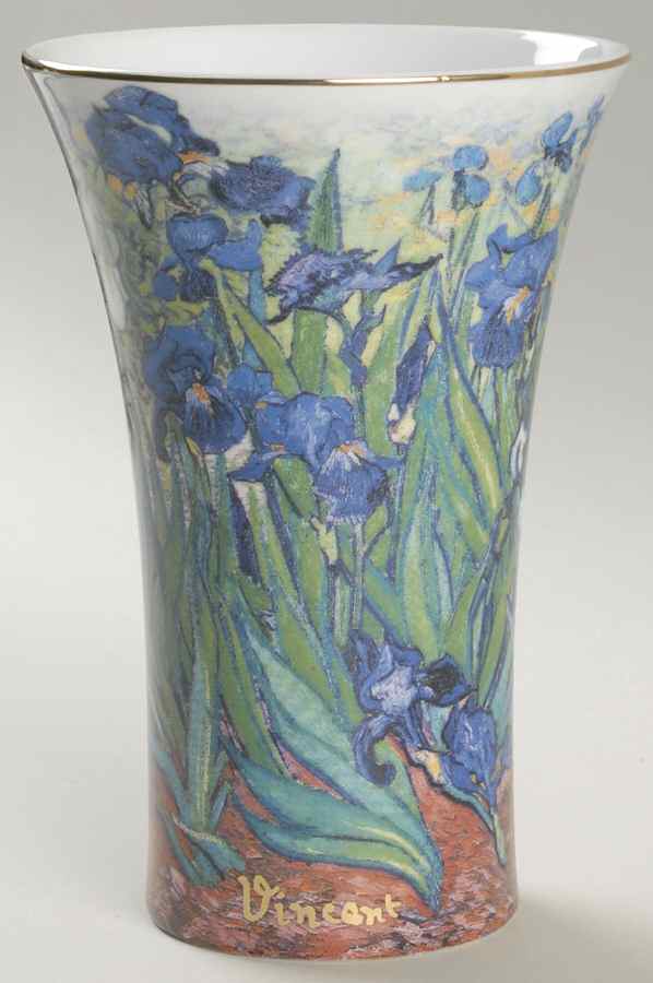 Artis Orbis-Van Gogh Iris Vase - Boxed by Goebel-1