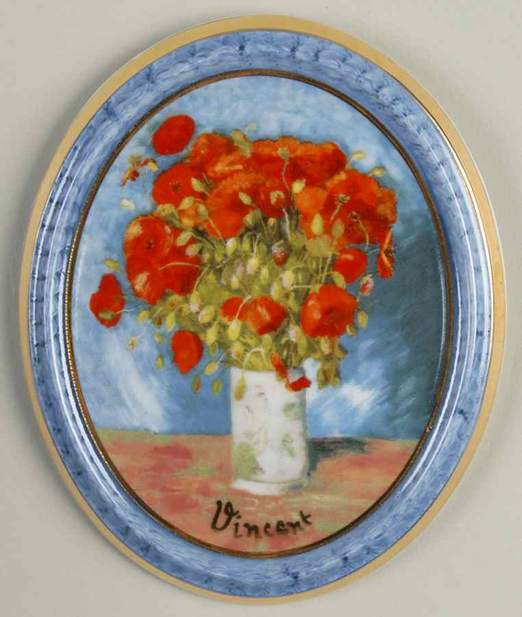 Artis Orbis-Van Gogh Poppies Oval Picture - Boxed by Goebel-1