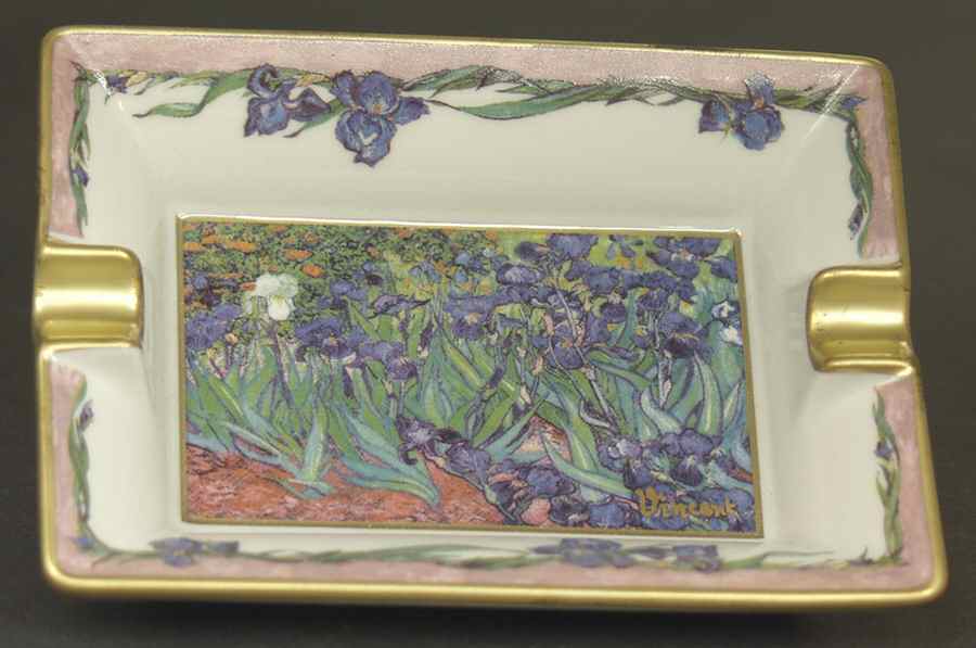 Artis Orbis-Van Gogh Iris-Ashtray - No Box by Goebel-1