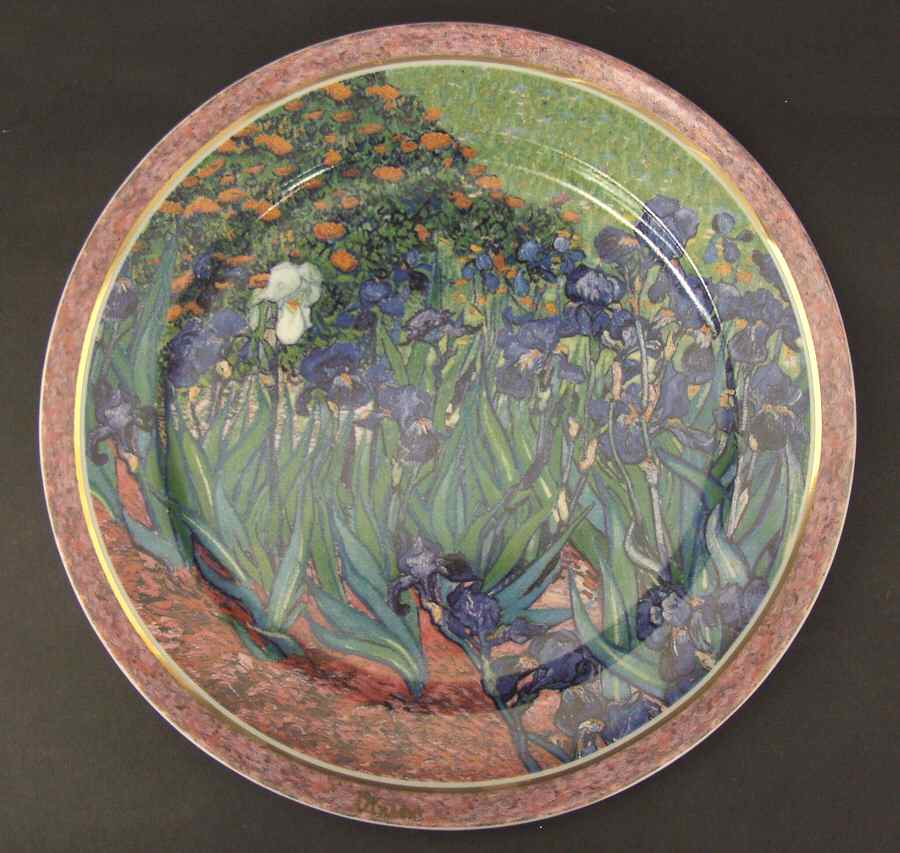 Artis Orbis-Van Gogh Iris-Plate - No Box by Goebel-1