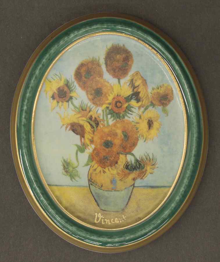 Artis Orbis-Van Gogh Sunflowers-Oval Picture - Boxed by Goebel-1
