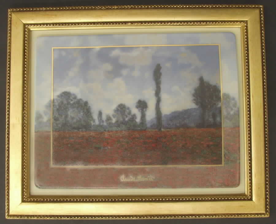 Artis Orbis-Monet Field Of Poppies-Picutre - No Box by Goebel-1