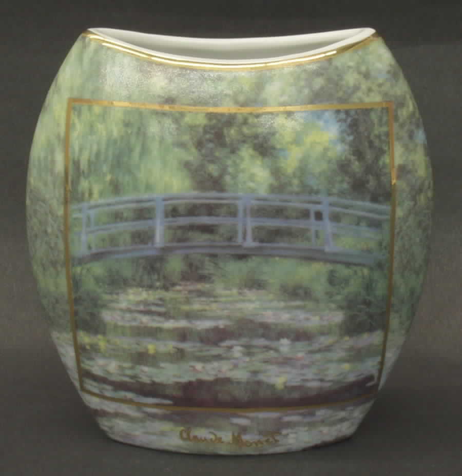 Artis Orbis-Monet Japanese Garden-Vase - No Box by Goebel-1