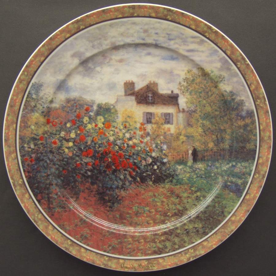 Artis Orbis-Monet Artists House-Plate - No Box by Goebel-1