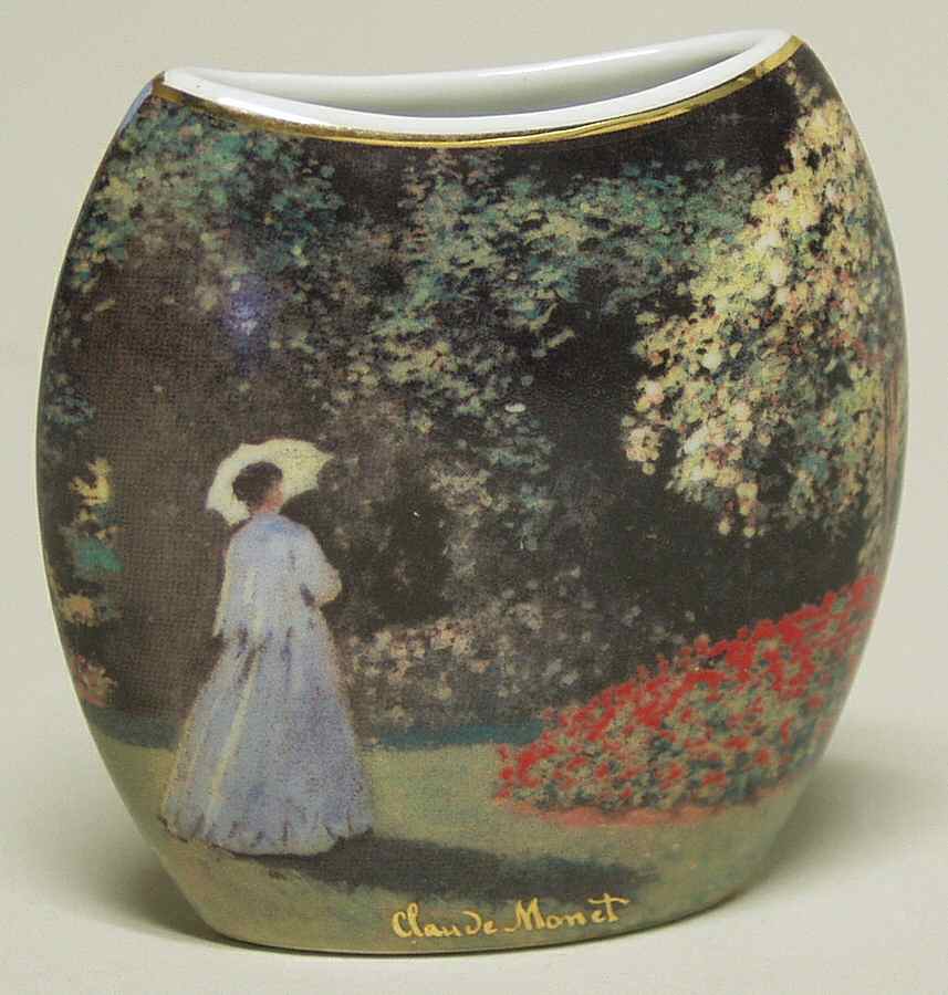 Artis Orbis-Monet In The Garden Mini Vase - Boxed by Goebel-1
