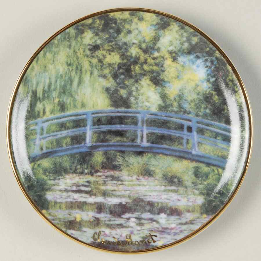Artis Orbis-Monet Japanese Garden Mini Plate - No Box by Goebel-1