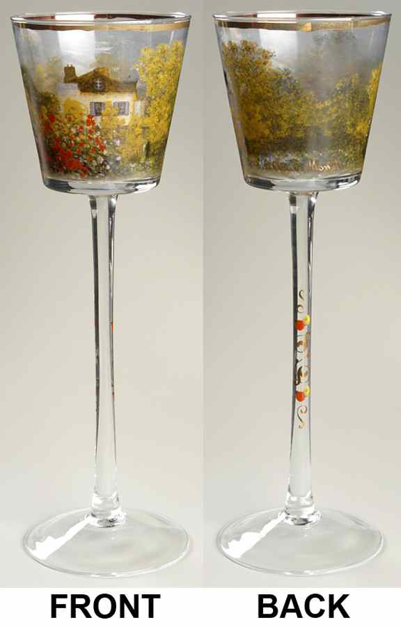 Artis Orbis-Monet Artist's House Glass Candleholder - Boxed by Goebel-1