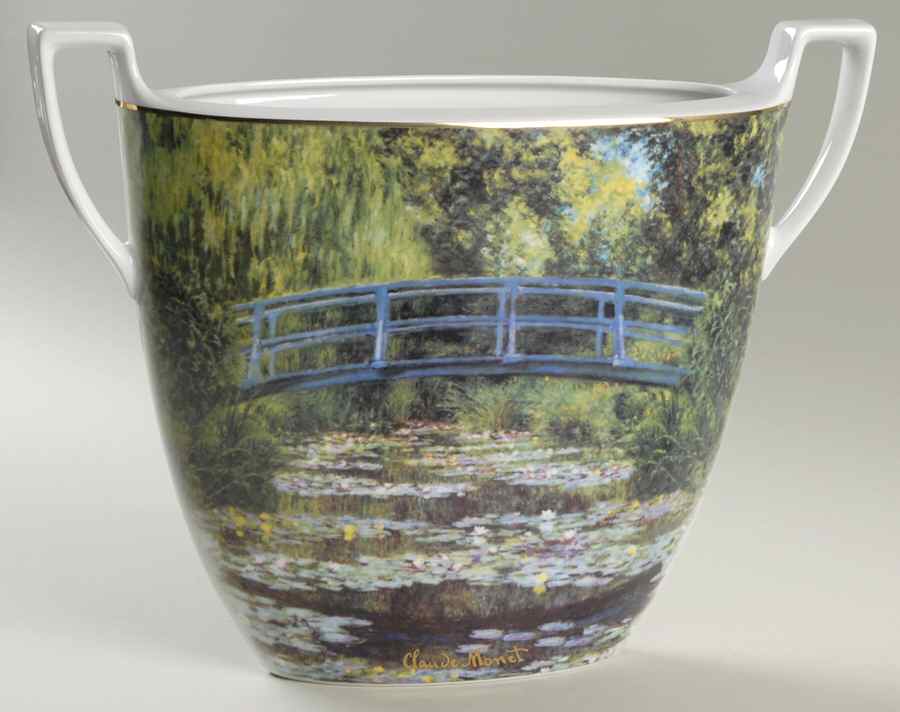 Artis Orbis-Monet Japanese Garden Vase - No Box by Goebel-1