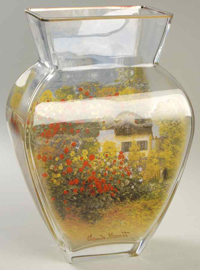 Artis Orbis-Monet Artist's House Glass Vase - Boxed by Goebel-1