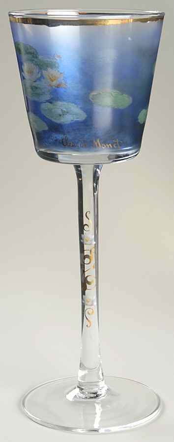 Artis Orbis-Monet Evening Flowers Glass Candleholder - Boxed by Goebel-1