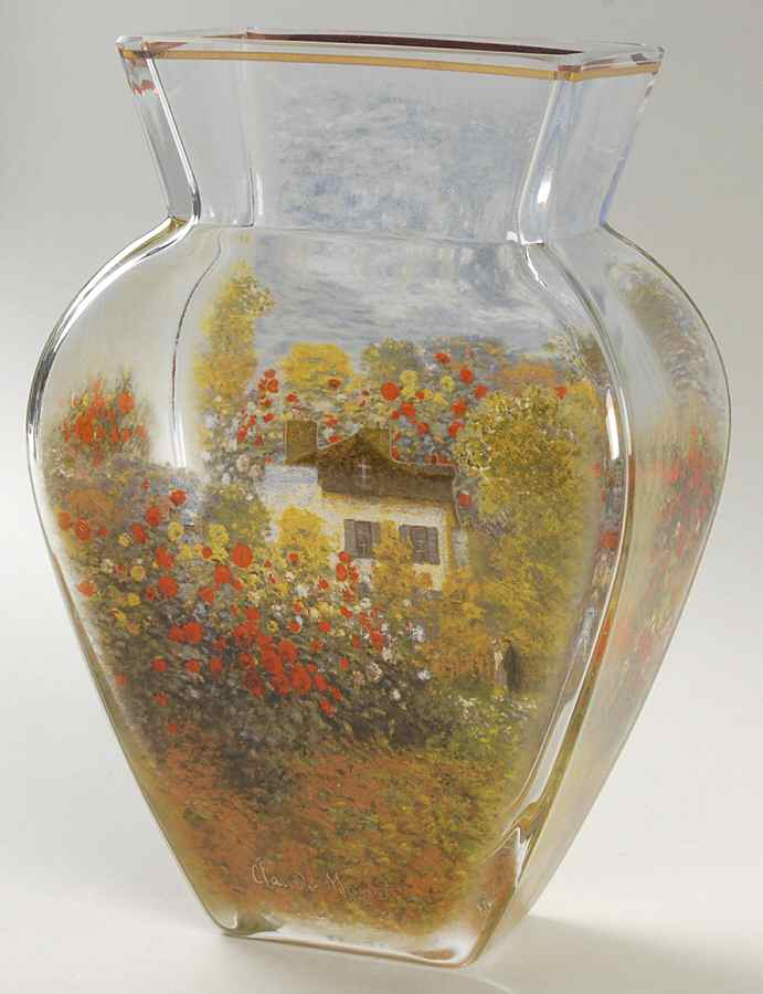 Artis Orbis-Monet Artist's House Glass Vase - Boxed by Goebel-1