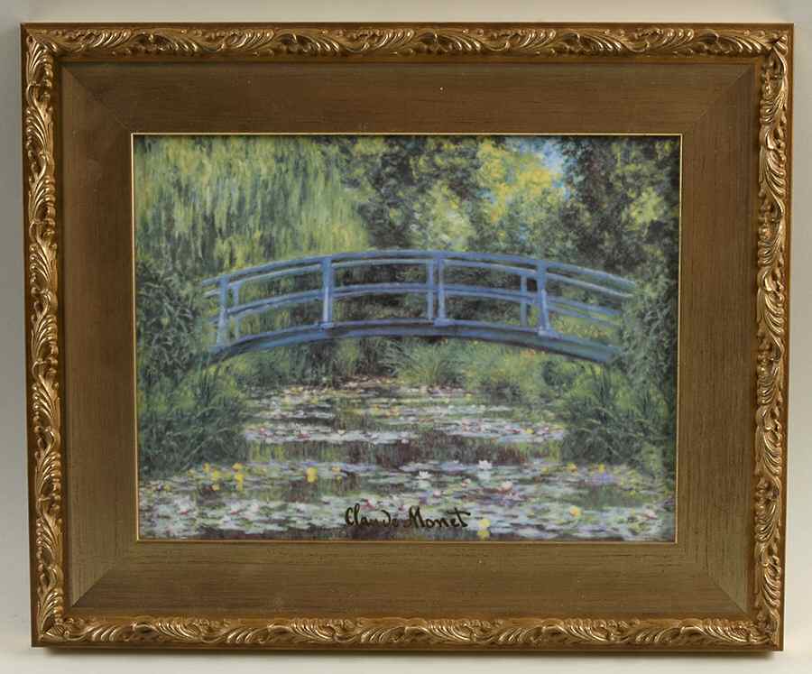 Artis Orbis-Monet Japanese Garden Picture - Boxed by Goebel-1