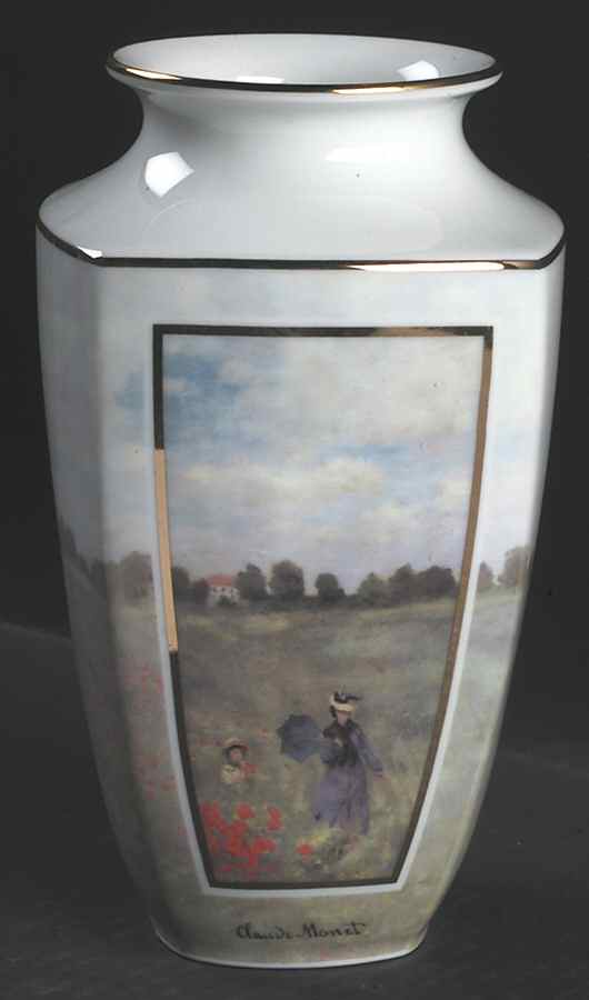 Artis Orbis-Monet Field Of Poppies-Vase - Boxed by Goebel-1