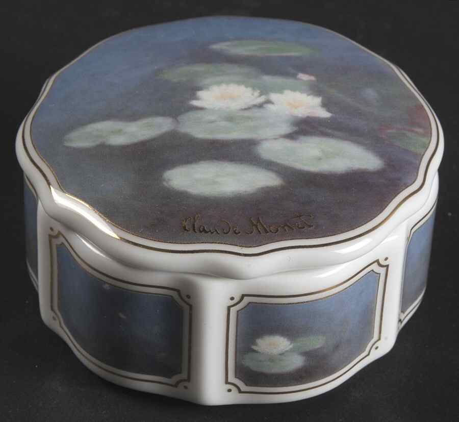 Artis Orbis-Monet Evening Flowers-Box Small - Boxed by Goebel-1