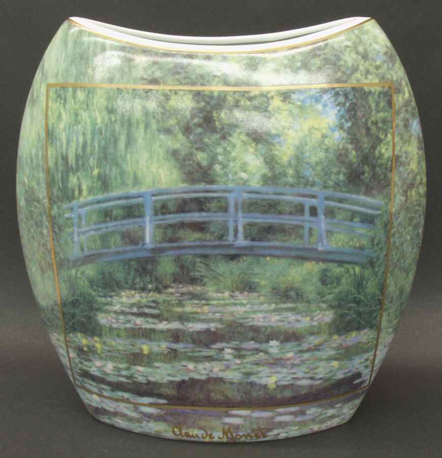 Artis Orbis-Monet Japanese Garden-Vase - Boxed by Goebel-1