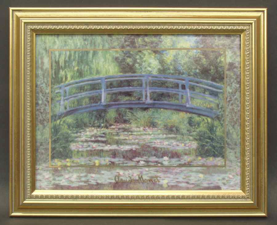 Artis Orbis-Monet Japanese Garden-Picture - No Box by Goebel-1