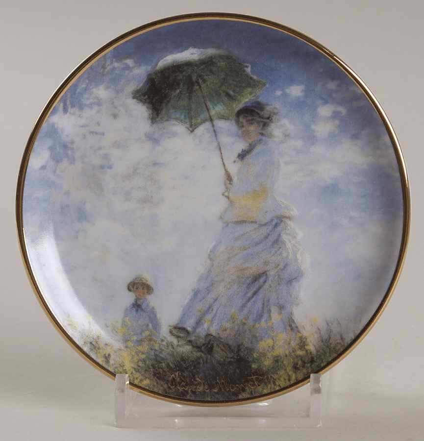 Artis Orbis-Monet Madame Monet Mini Plate - No Box by Goebel-1
