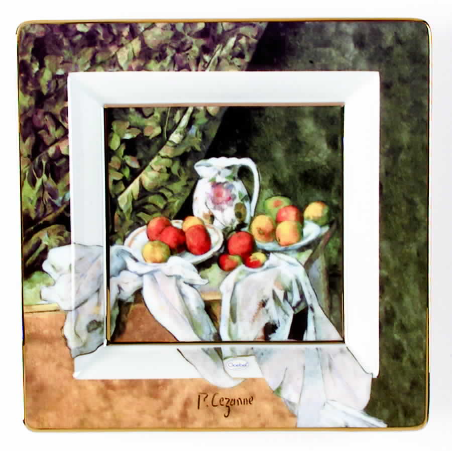 Artis Orbis-Cezanne Still Life W/Floral Pitcher-Sqr Bowl - Boxed by Goebel-1