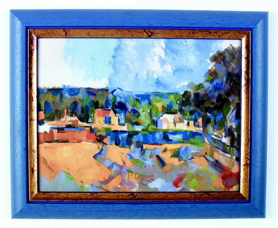Artis Orbis-Cezanne Landscape-River Passage-Large Picture - Boxed by Goebel-1