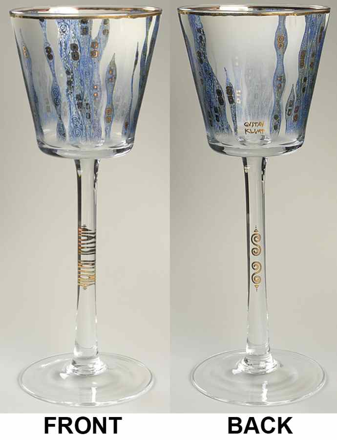 Artis Orbis-Klimt Emile Floge Glass Candleholder Tall - With Box 108 by Goebel-1