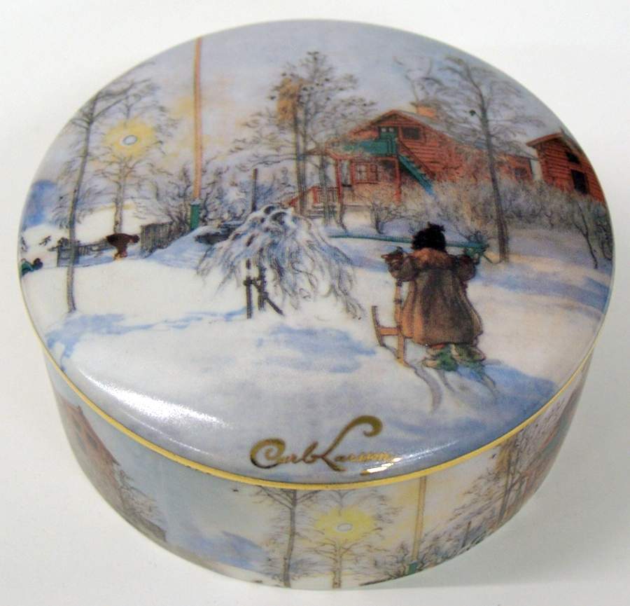 Artis Orbis-Larsson Brita With Sled-Large Box - No Box by Goebel-1
