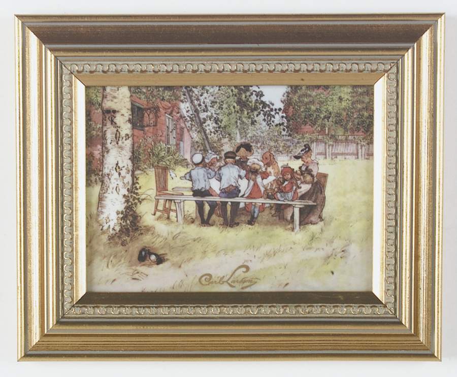 Artis Orbis-Larsson Breakfast Under The Birch-Picture-Small - No Box by Goebel-1