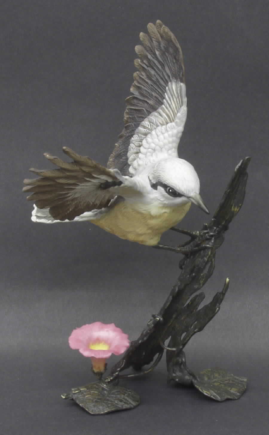 Bronze Bird Figurines Nuthatch - Boxed by Goebel-1