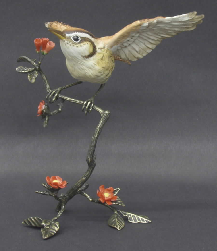 Bronze Bird Figurines Wren - No Box by Goebel-1